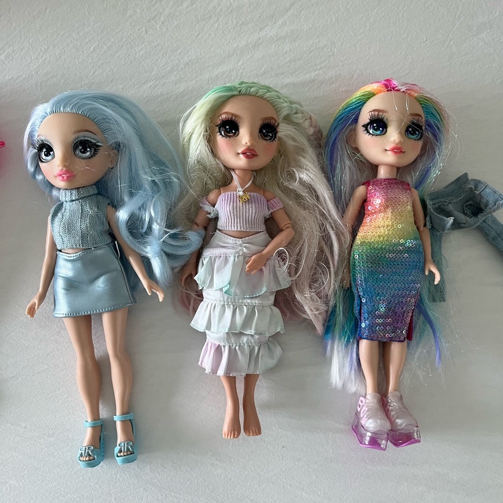Set of 7 Rainbow High & LOL dolls - Picture 2 of 7